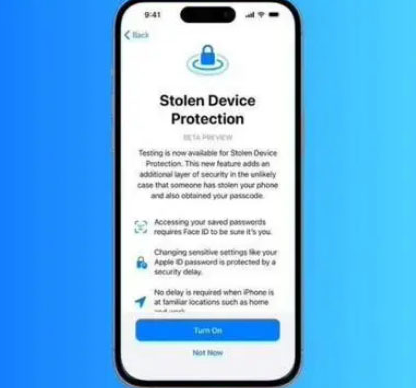都匀苹果授权维修店分享被盗设备保护功能开启方法 