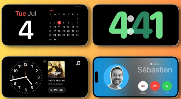 都匀苹果手机维修分享iOS17横屏充电待机显示有什么好处 