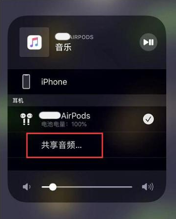 都匀苹果14音频维修点分享iPhone14音频共享设置方法 